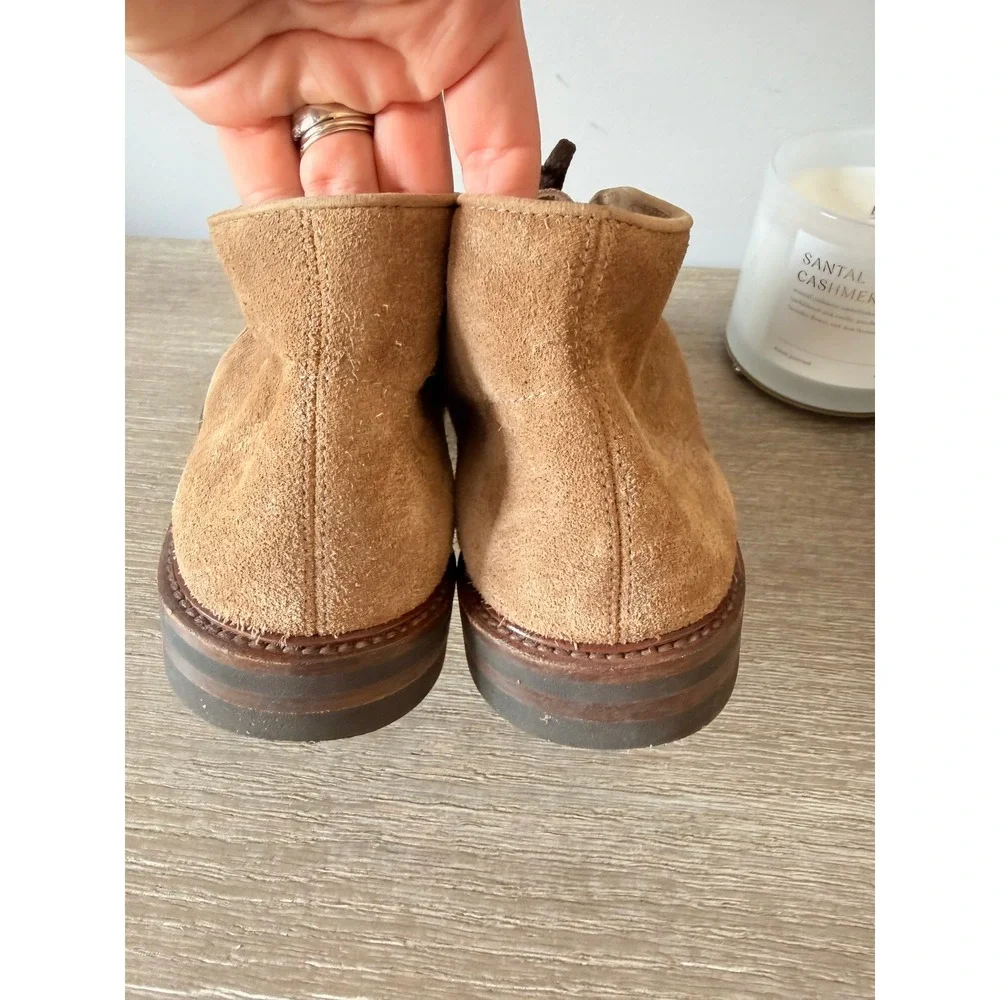 Brunello Cucinelli Suede Chukka Boots Men Tan 42.5